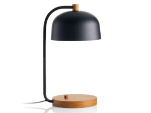 Lex Black Dome USB Desk Lamp