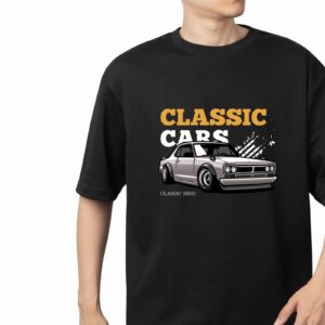 Zaawy's Classic Cars T-Shirt-Black