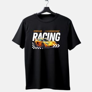 Zaawy's Racing Car T-Shirt Black