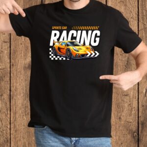 Zaawy's Racing Car T-Shirt Black