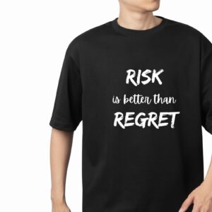 Zaawy's Risk Over Regret T-Shirt Black