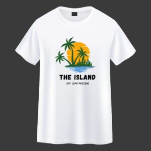 Zaawy Island T-Shirt-White
